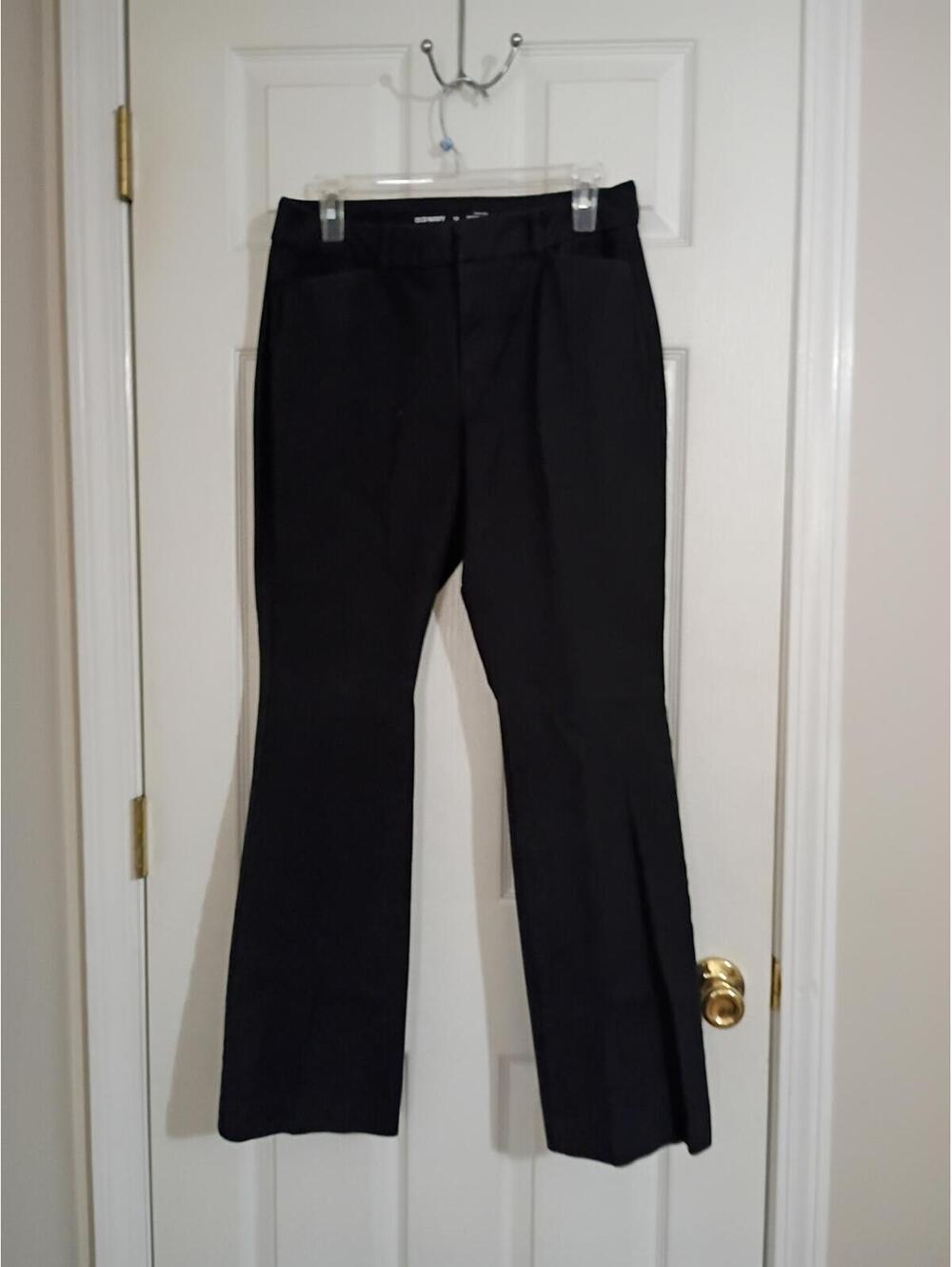 Old Navy High-Rise Pixie Flare Pants Size 12 Black